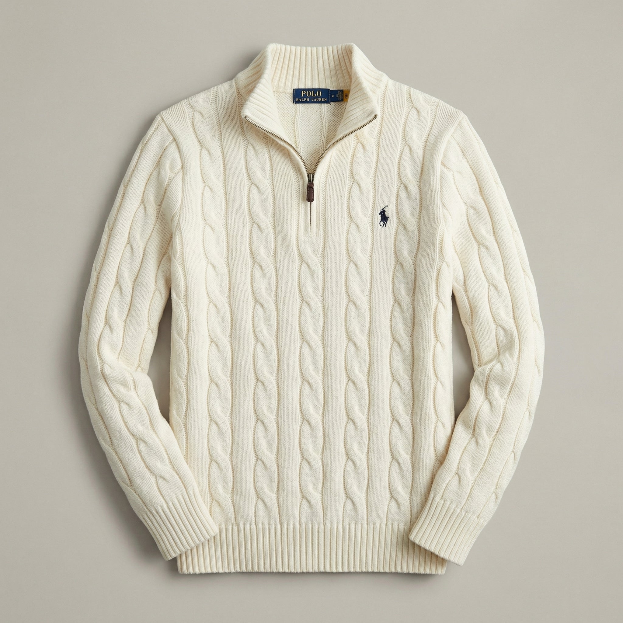 Sweater Trenzado Quarter Zip