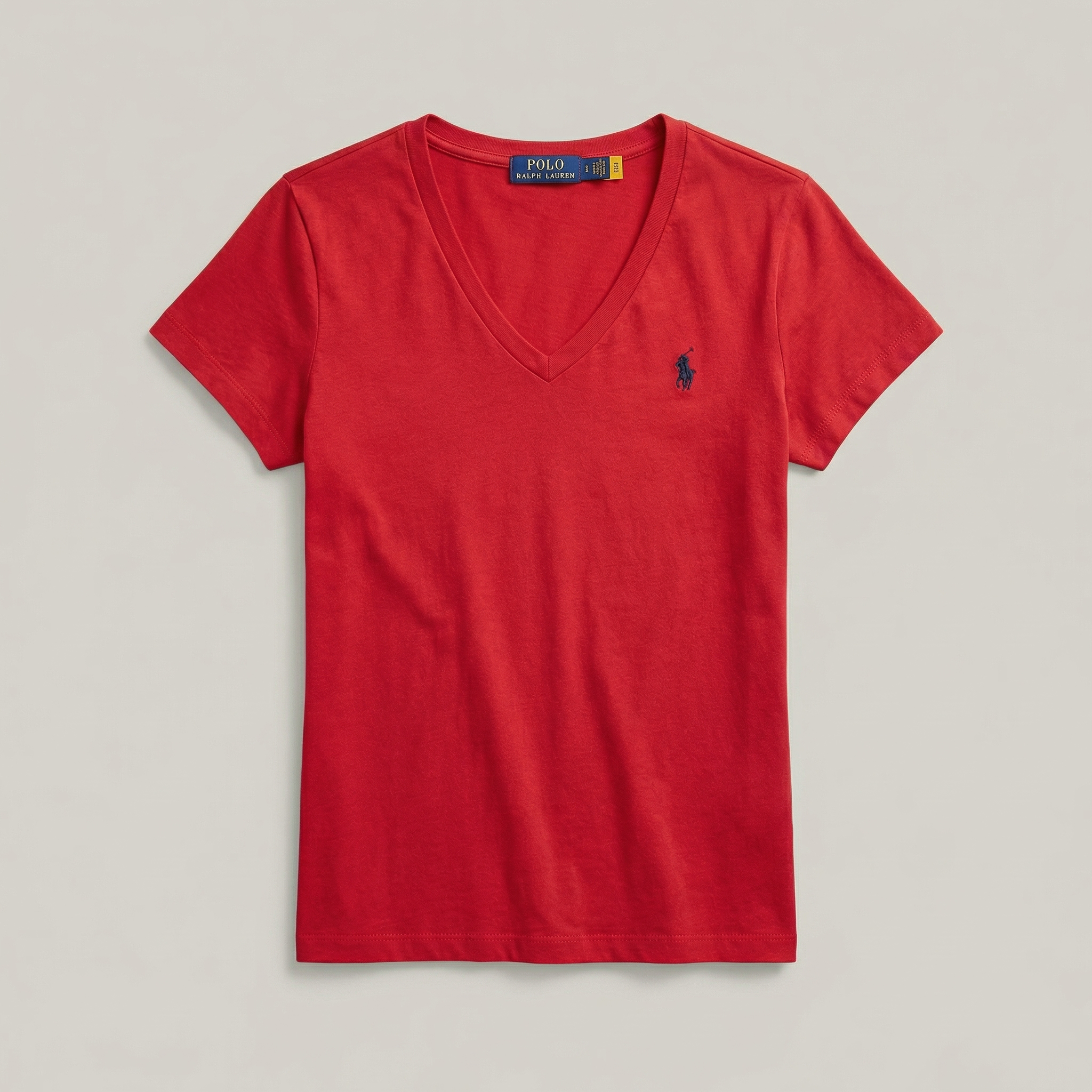 Remera Polo Ralph Lauren Cuello V Mujer