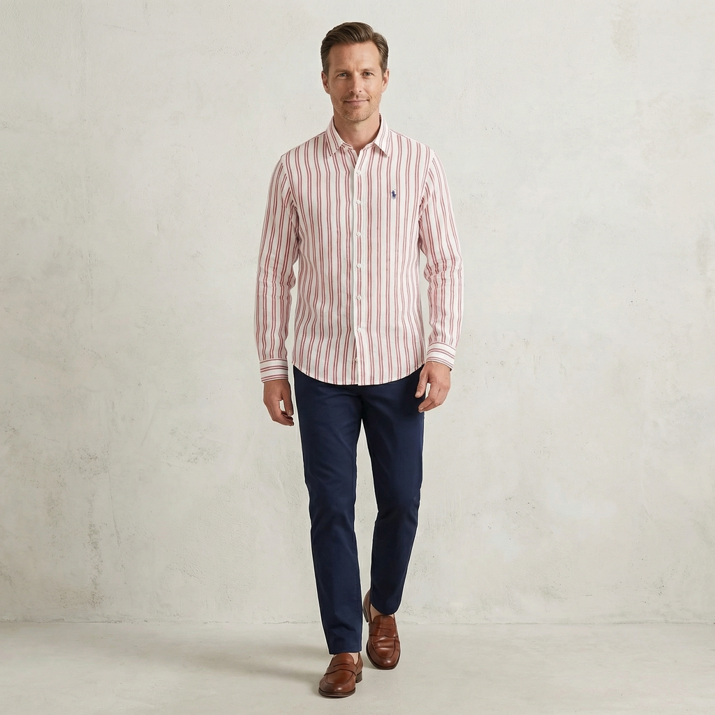 Camisa Polo Ralph Lauren Striped Classic